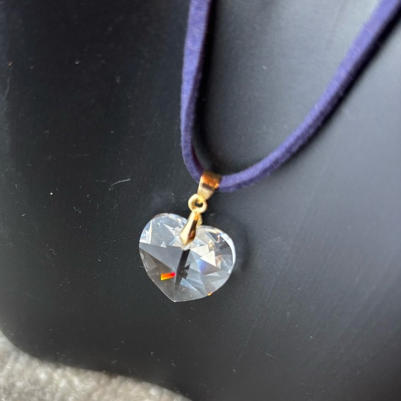 Swarovski Clear Crystal Heart Pendant - Picture 7 of 7